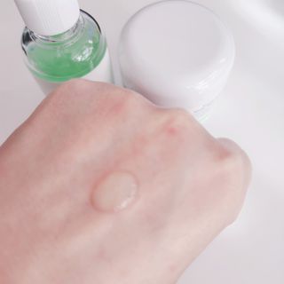 [녹산] 그린 솔루션 멀티 수분 앰플 + 그린 솔루션 멀티 수분크림 — 5점을 준 리뷰어가 2022년 11월 올린 사용 사진
