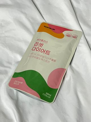 [경남제약헬스케어] 케어플러스 리셋 다이어트 청포도맛 100ml X 5포 (5일분) — 3.5점을 준 리뷰어가 2023년 5월 올린 사용 사진