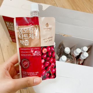 자연에온 몽모랑시 타트체리 착즙 100mL 10개입 2BOX — 3점을 준 리뷰어가 2021년 1월 올린 사용 사진