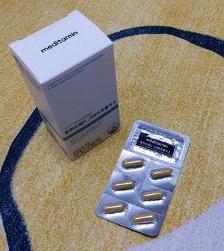 메디타민 원헌드레드 그린프로폴리스 — 5점을 준 리뷰어가 2021년 10월 올린 사용 사진