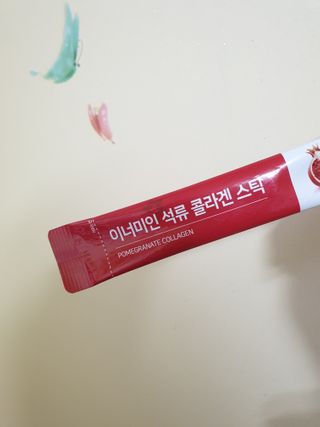 이너미인 석류 콜라겐 스틱 — 4점을 준 리뷰어가 2021년 1월 올린 사용 사진