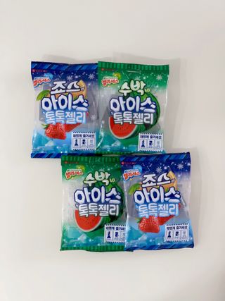 롯데제과 죠스바 아이스 톡톡 젤리 — 5점을 준 리뷰어가 2021년 10월 올린 사용 사진