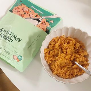 [푸딩팩토리] 요잇조잇 닭갈비 닭가슴살/김치 닭가슴살 곤약볶음밥 2종 (김치볶음밥 2개 닭갈비 볶음밥 1개) — 5점을 준 리뷰어가 2022년 7월 올린 사용 사진