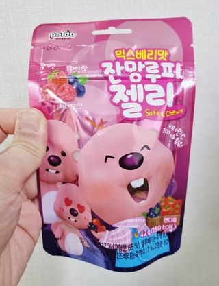 [팔도] 잔망루피젤리 믹스베리맛 42g 8개 — 5점을 준 리뷰어가 2022년 1월 올린 사용 사진