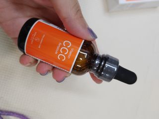 더마 사이언스 비타민 CCC 앰플 기미 브라이트닝 세럼 30ml — 5점을 준 리뷰어가 2021년 8월 올린 사용 사진