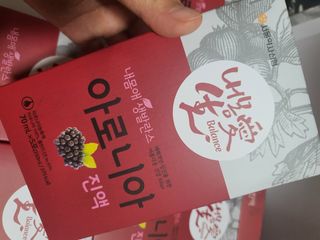서울약사신협_내몸애생발란스아로니아_70ml x 30포 — 5점을 준 리뷰어가 2021년 6월 올린 사용 사진
