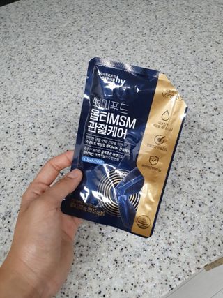 [브이푸드] 옵티MSM 관절케어 (70ml x30포) — 5점을 준 리뷰어가 2022년 7월 올린 사용 사진