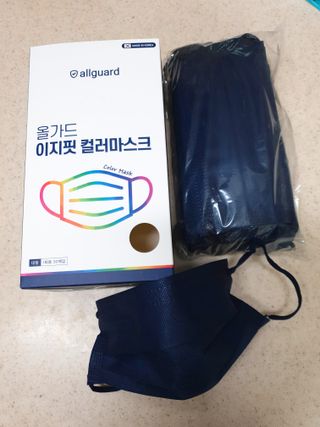 [올가드] 이지핏 프리미엄 컬러 마스크 (30매) * 1BOX — 5점을 준 리뷰어가 2022년 12월 올린 사용 사진