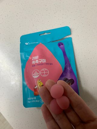 푸름웰니스 라바 쑥쑥구미 36g — 5점을 준 리뷰어가 2022년 5월 올린 사용 사진