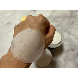 산다화 비타민씨 화이트닝 토너 패드 — 4점을 준 리뷰어가 2023년 9월 올린 사용 사진