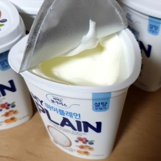떠먹는불가리스 마이플레인 요거트 435g 6개입 — 2점을 준 리뷰어가 2021년 4월 올린 사용 사진