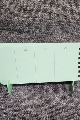 리훈 언더모니터 위클리 플래너 + 다정한 스티커 8mm 원형 칼라 얼굴 표정 1장 — 5점을 준 리뷰어가 2022년 3월 올린 사용 사진