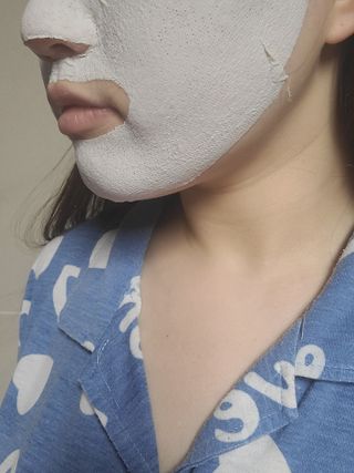 아이디플라코스메틱 페이스핏 플라스터 마스크 _ 리뉴얼 — 4점을 준 리뷰어가 2021년 5월 올린 사용 사진
