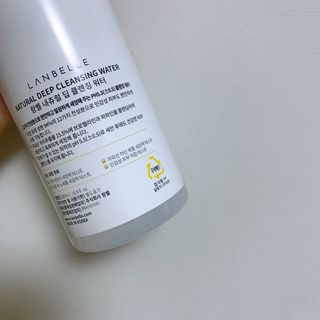 랑벨 내츄럴 딥 클렌징 워터 500ml — 5점을 준 리뷰어가 2022년 6월 올린 사용 사진