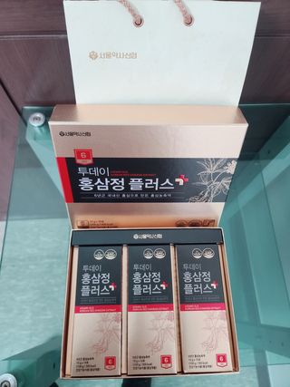 서울약사신협_투데이홍삼정플러스스틱_10g x 30포 — 5점을 준 리뷰어가 2020년 12월 올린 사용 사진