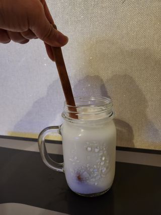 하나마이 [BEST 판매율 1위] 카스피해 유산균 종균_발효기가 필요없이 간편하게 만들어 먹는 요거트 생유산균 — 4.5점을 준 리뷰어가 2023년 3월 올린 사용 사진
