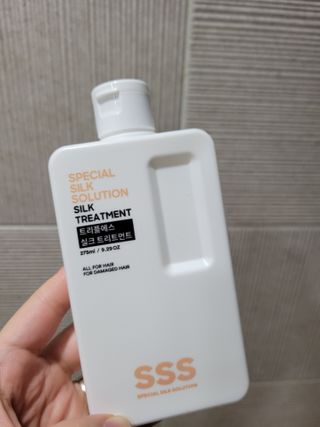 트리플에스 탈모 샴푸 275ml + 실크 트리트먼트 275ml — 4점을 준 리뷰어가 2021년 2월 올린 사용 사진