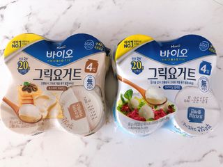 매일바이오 그릭요거트 오리지널 플레인 4개, 로스터리 커피믹스 4개 — 5점을 준 리뷰어가 2021년 12월 올린 사용 사진