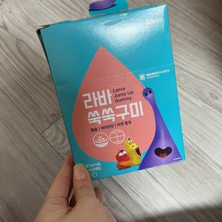 푸름웰니스 라바 쑥쑥구미 36g — 3.5점을 준 리뷰어가 2022년 2월 올린 사용 사진