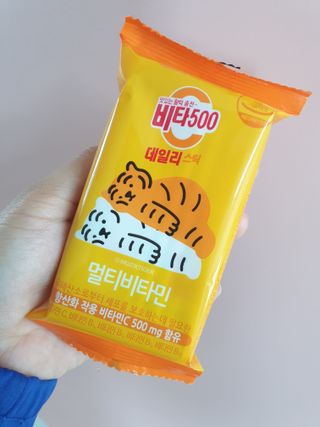 광동생활건강 프리 [광동] VB와 VC를 함유한 멀티 비타민 비타 500 데일리 스틱 180포 — 4점을 준 리뷰어가 2022년 5월 올린 사용 사진