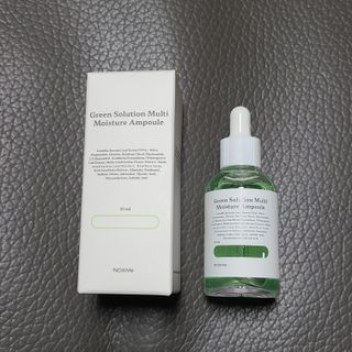 [녹산] 그린 솔루션 멀티 수분 앰플 + 그린 솔루션 멀티 수분크림 — 5점을 준 리뷰어가 2022년 9월 올린 사용 사진