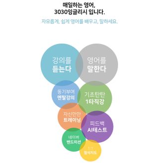 3030잉글리시 3030 잉글리시 초급부터 고급까지 전 강좌 14일 체험 수강권 — 4.5점을 준 리뷰어가 2022년 3월 올린 사용 사진