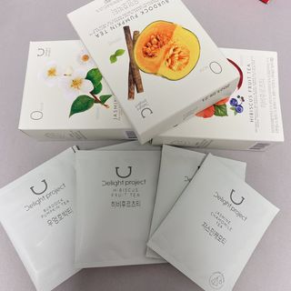 딜라이트 프로젝트 블렌딩티 우엉호박티, 히비후르츠티, 쟈스민캐모티 — 5점을 준 리뷰어가 2021년 7월 올린 사용 사진