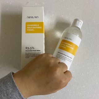 나나스킨 캐모마일아쿠아수딩토너 — 4점을 준 리뷰어가 2021년 5월 올린 사용 사진