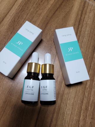 랑팡 EGF+FGF 10ppm 리포좀 앰플 원액 10ml — 5점을 준 리뷰어가 2021년 10월 올린 사용 사진