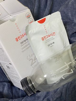 클린24시간 1BOX(5포) + 전용보틀(500ml) — 4점을 준 리뷰어가 2023년 2월 올린 사용 사진