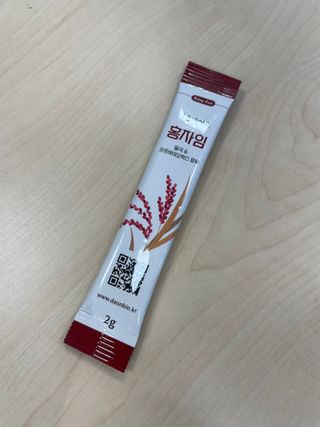 하루 1포로 콜레스테롤, 유산균, 고역가 소화효소까지 한번에 섭취! 다온바이오 홍자임 1개월분(30포) — 5점을 준 리뷰어가 2023년 1월 올린 사용 사진