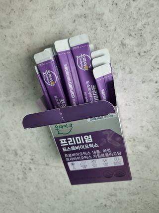 [유산균] 오마이락 프리미엄 포스트바이오틱스 30P — 4점을 준 리뷰어가 2022년 11월 올린 사용 사진