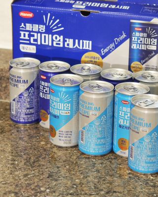 한미사이언스 [한미] 스파클링 프리미엄 레시피 (카페인, 제로카페인 2종)각5개총10개제공 — 5점을 준 리뷰어가 2025년 1월 올린 사용 사진