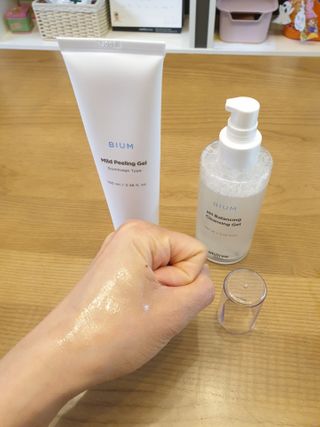 화이트리 비움 약산성 클렌징젤 ,마일드 필링젤 세트 — 5점을 준 리뷰어가 2021년 2월 올린 사용 사진
