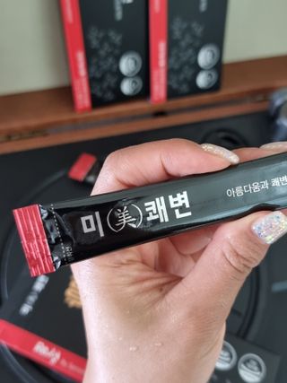 새롬바이오 리생 [미쾌변] 차전자피 식이섬유 건강기능식품 3팩 — 4점을 준 리뷰어가 2021년 6월 올린 사용 사진