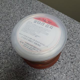 셰프애찬 알타리김치 총각김치 1kg — 5점을 준 리뷰어가 2022년 10월 올린 사용 사진