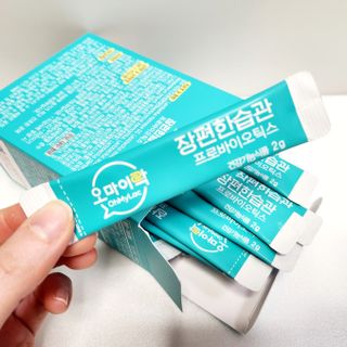 [유산균] 오마이락 장편한습관 프로바이오틱스 30P — 5점을 준 리뷰어가 2022년 12월 올린 사용 사진