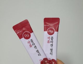 함초록 Rg+ 석류콜라겐젤리 — 5점을 준 리뷰어가 2021년 3월 올린 사용 사진