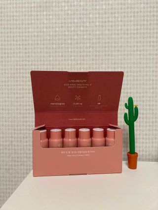 랩앤뷰티 메가 벨벳 콜라겐 12000 — 5점을 준 리뷰어가 2021년 5월 올린 사용 사진