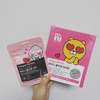 일동제약 마이니 마이니 늘씬날씬 콜라겐 세트 — 5점을 준 리뷰어가 2021년 2월 올린 사용 사진