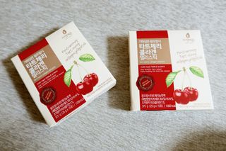 자연에온 가득담은 몽모랑시 타트체리 콜라겐 젤리스틱 — 5점을 준 리뷰어가 2021년 1월 올린 사용 사진