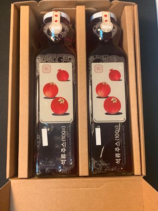 [바이윙클] 페르시아 유기농 석류 착즙주스 750ml 2병 + 선물박스 세트 — 5점을 준 리뷰어가 2022년 3월 올린 사용 사진