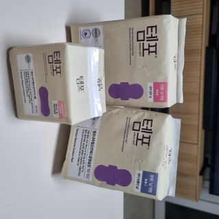 나우[템포] 템포 패드 내추럴 순면 생리대 SET(중형 슬림 + 대형 + 라이너) — 4.5점을 준 리뷰어가 2024년 5월 올린 사용 사진
