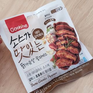 굽네몰 [굽네] 소스가 맛있는 닭가슴살 슬라이스 4종 — 5점을 준 리뷰어가 2021년 12월 올린 사용 사진