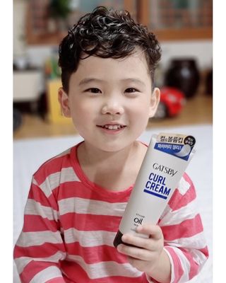 [갸스비] 곱슬 머리부터 파마까지 남자의 컬을 위한 갸스비 컬크림 — 3점을 준 리뷰어가 2021년 10월 올린 사용 사진