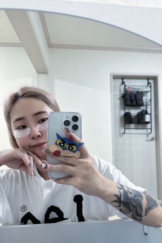 [풀리다 노잠패치] / 잠깨는 패치(졸음방지+눈가케어) 1팩(5회분) /공부할때, 운전할때, 골프, 눈 피로할때 — 5점을 준 리뷰어가 2023년 1월 올린 사용 사진