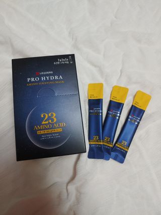 리더스코스메틱 리더스 프로 하이드라 아미노 슬리핑 마스크 — 5점을 준 리뷰어가 2021년 1월 올린 사용 사진
