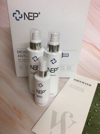SOONWITH 순위드 NEP+ 스킨케어 3종 세트 — 5점을 준 리뷰어가 2021년 4월 올린 사용 사진