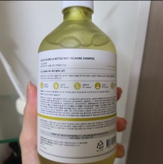 달리프 클로렐라 베러 루트 릴렉싱 샴푸 500ml — 5점을 준 리뷰어가 2021년 5월 올린 사용 사진