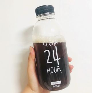 클린24시간 1BOX(5포) + 전용보틀(500ml) — 5점을 준 리뷰어가 2022년 7월 올린 사용 사진